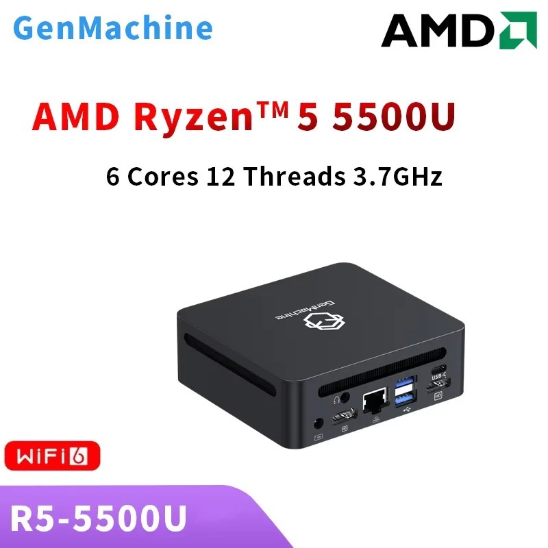 Ddr4 3200Mhz - جهاز كمبيوتر صغير GenMachine Mini PC