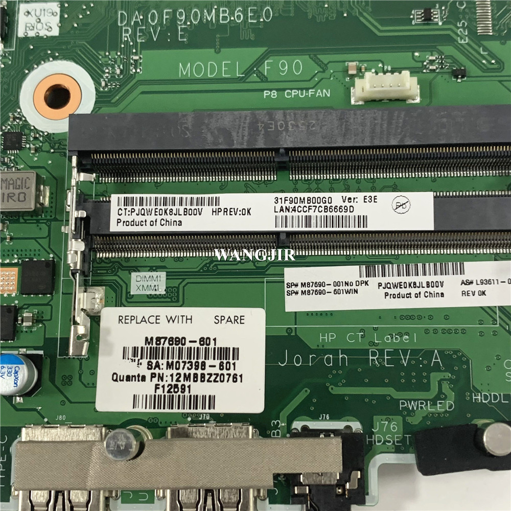 لوحة أم F90 لجهاز HP 260 G4، م - مراجعة Ddr4 16Gb وسعره