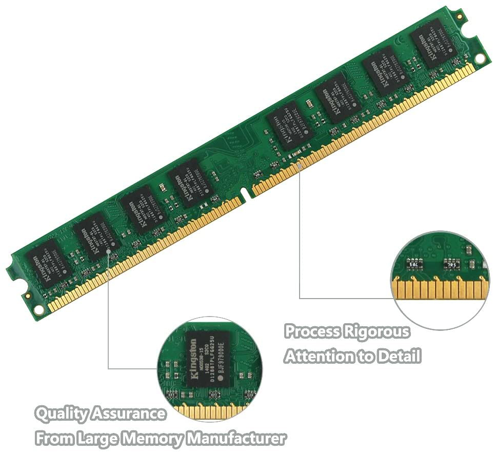 طقم ذاكرة رام كينغستون للكمبيو - مراجعة Ddr2 Ram وسعره