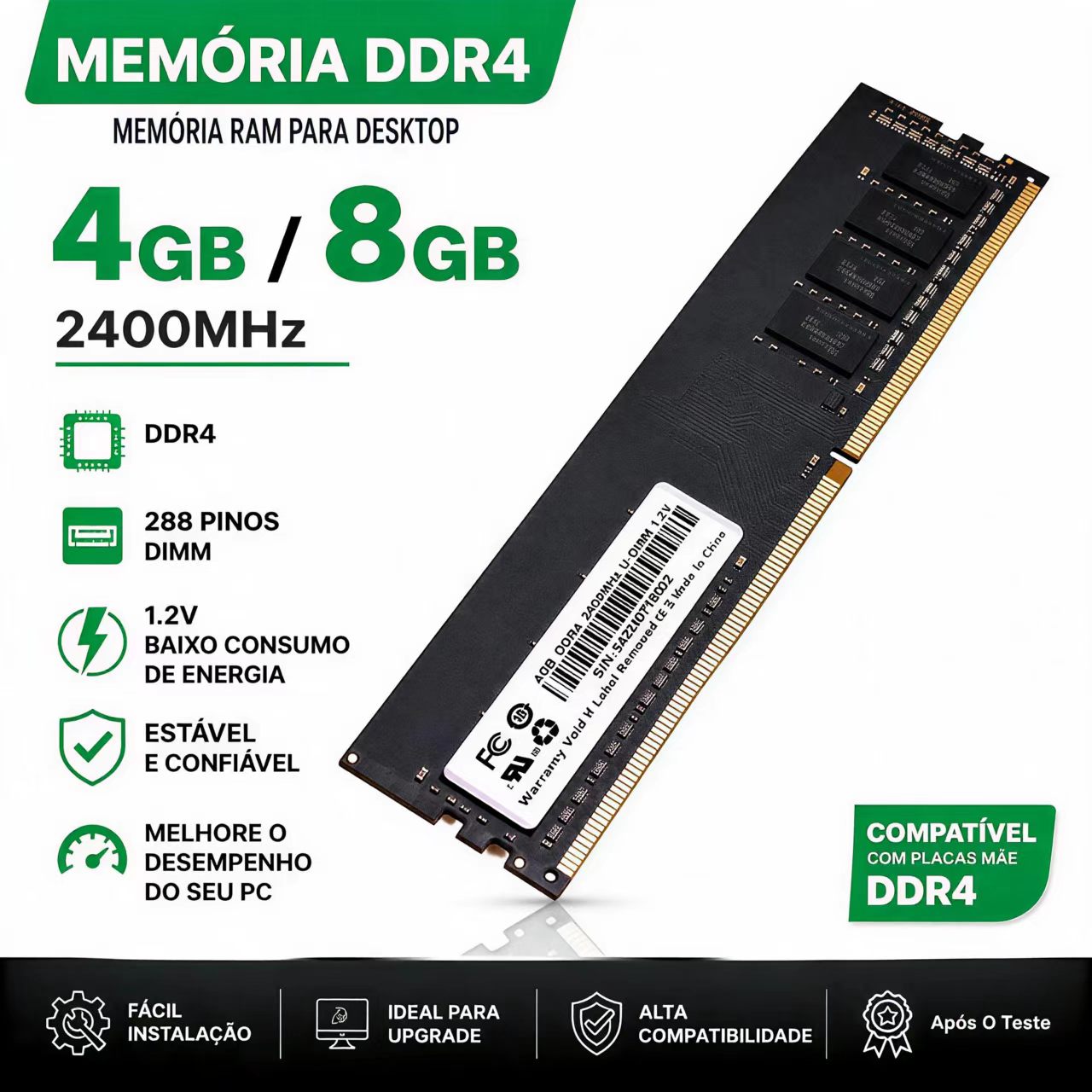 ذاكرة RAM DDR4 4GB 8GB 2400MHz - مراجعة Ddr4 3200 16Gb وسعره