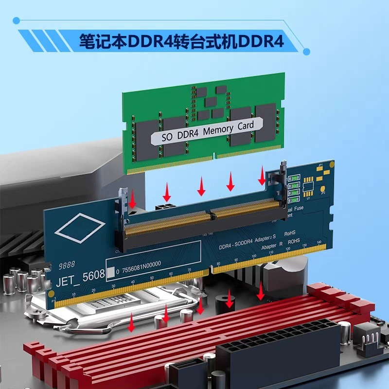بطاقة محول DDR3 DDR4 DDR5 من ن - مراجعة Ddr4 Desktop Ram وسعره