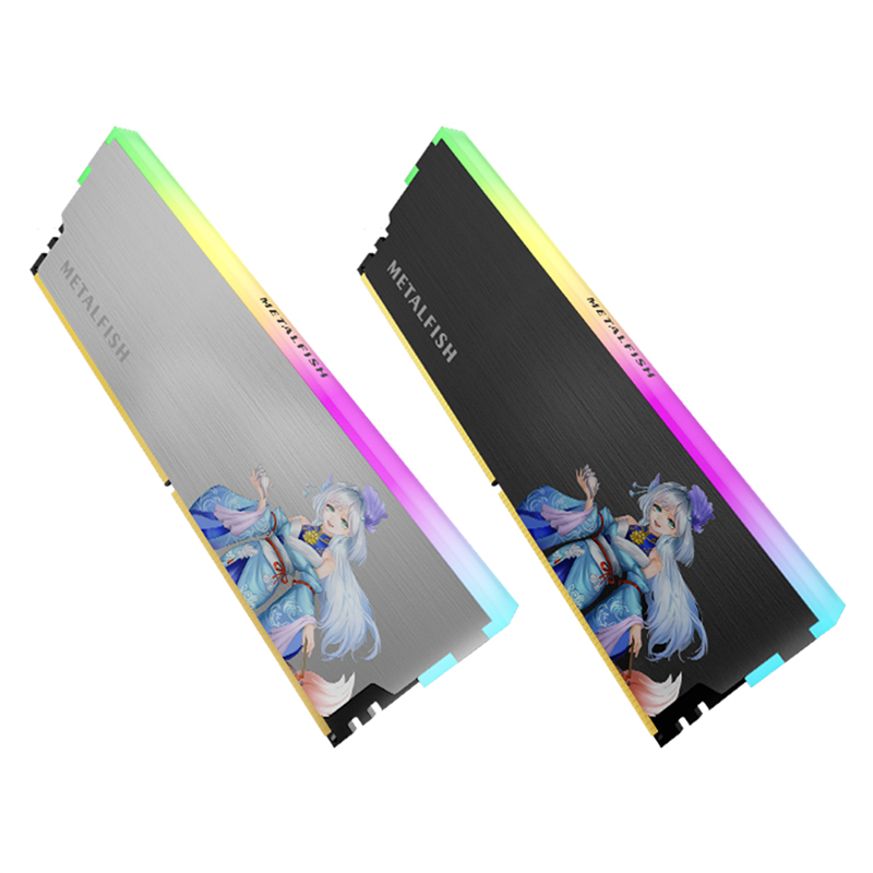 METALFISH DRAM المبرد 5V-3PIN  - مراجعة Ddr4 Desktop Ram وسعره