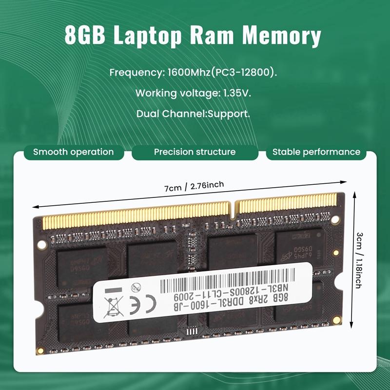 ذاكرة رام للكمبيوتر المحمول DD - مراجعة Ddr3 8Gb وسعره